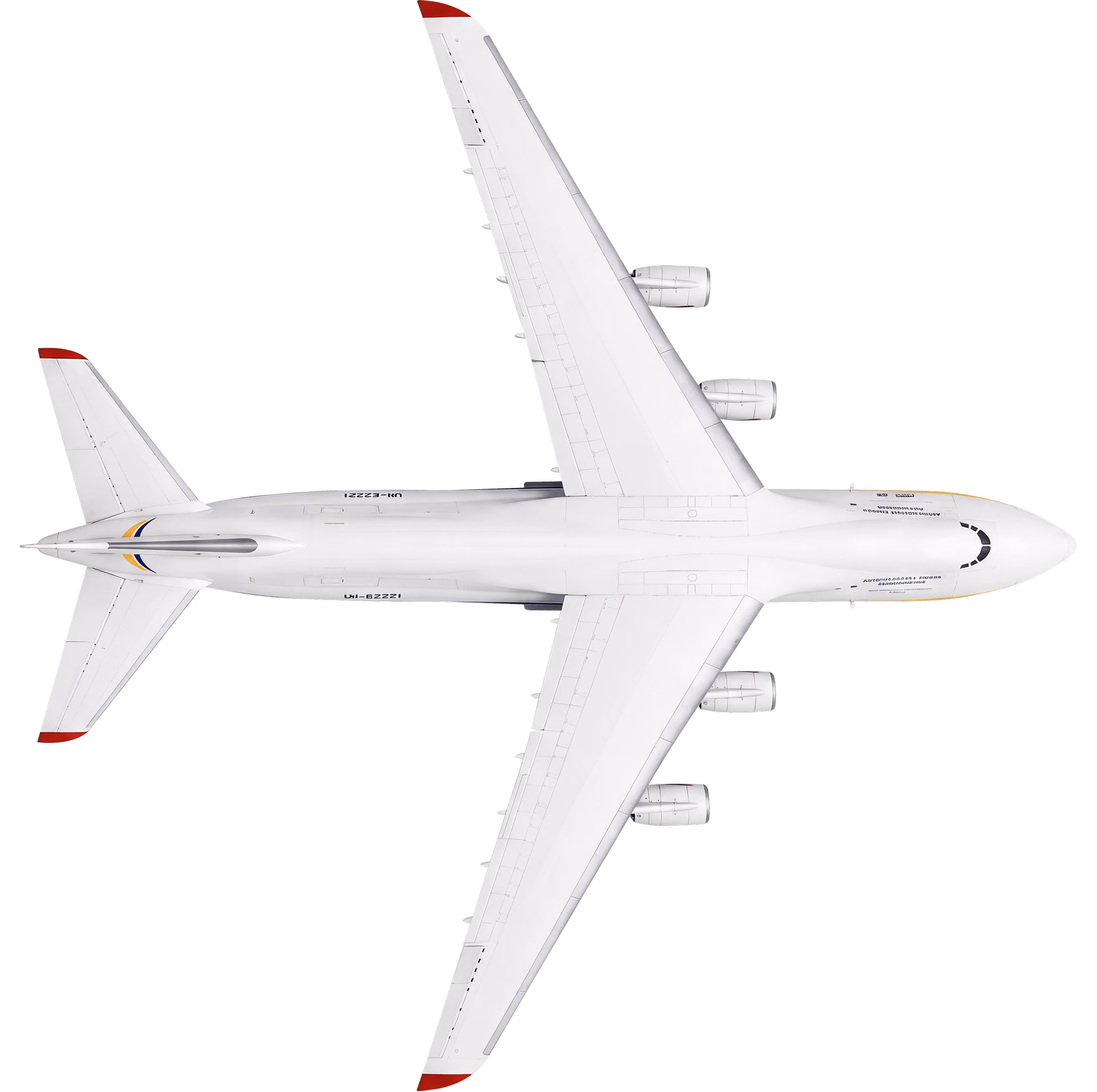 Aircraft viewed from above